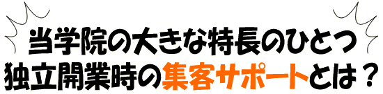 整体学校・カイロプラクティック学校の集客ノウハウ